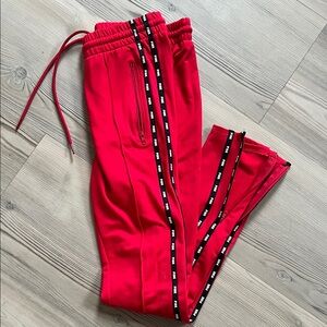 PINK Victoria's Secret Red Track Pants